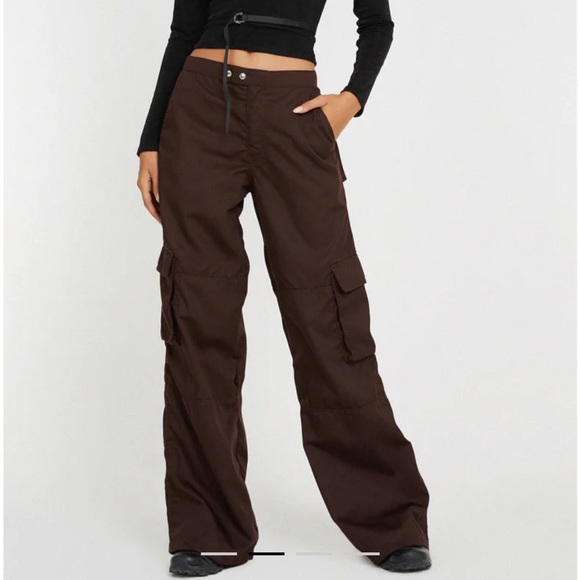 Motel Rocks Pants - Women's Brown Cargo Pants